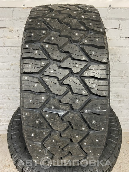 Ошипованная внедорожная шина Nitto EXO Grappler AWT LT325/60R20 126/123Q внедорожным шипом 8-15-3Т в количестве 276 штук.